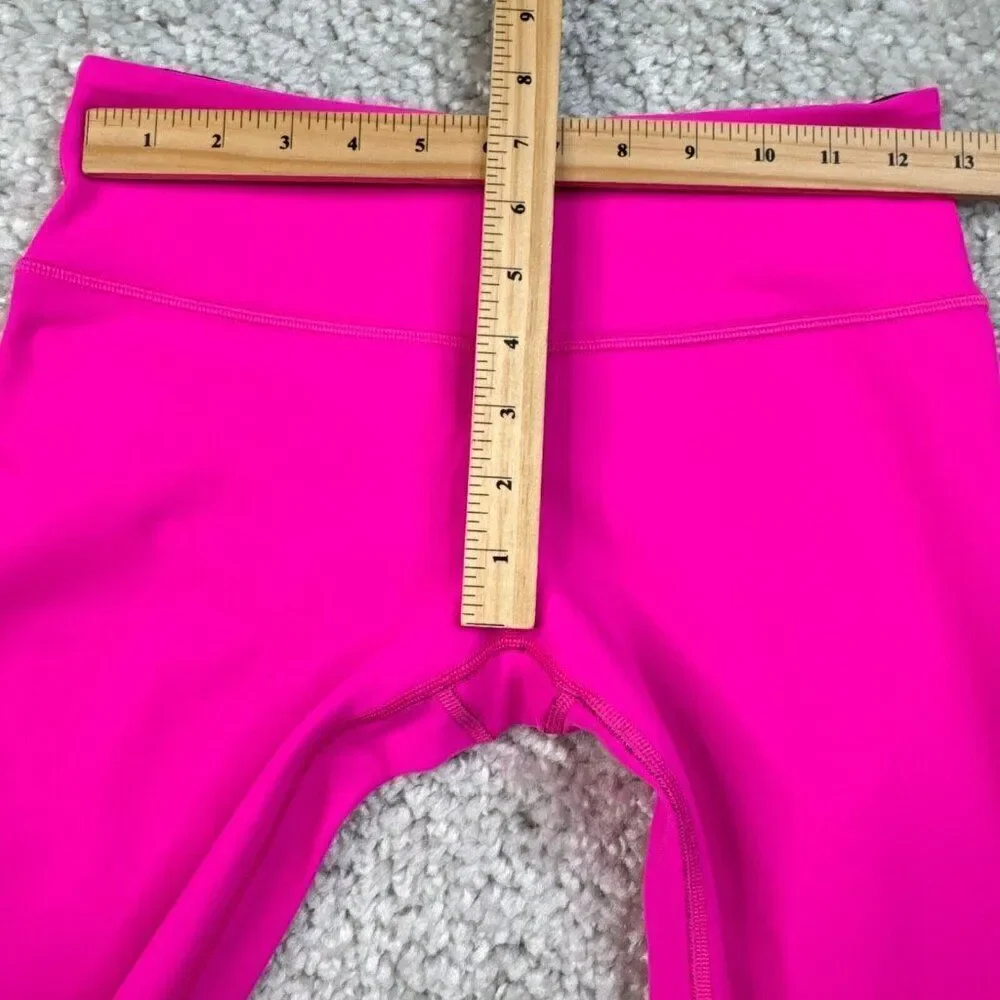 Lululemon Wunder Under Crop Legging Hot Pink Purple Reversible Low Rise